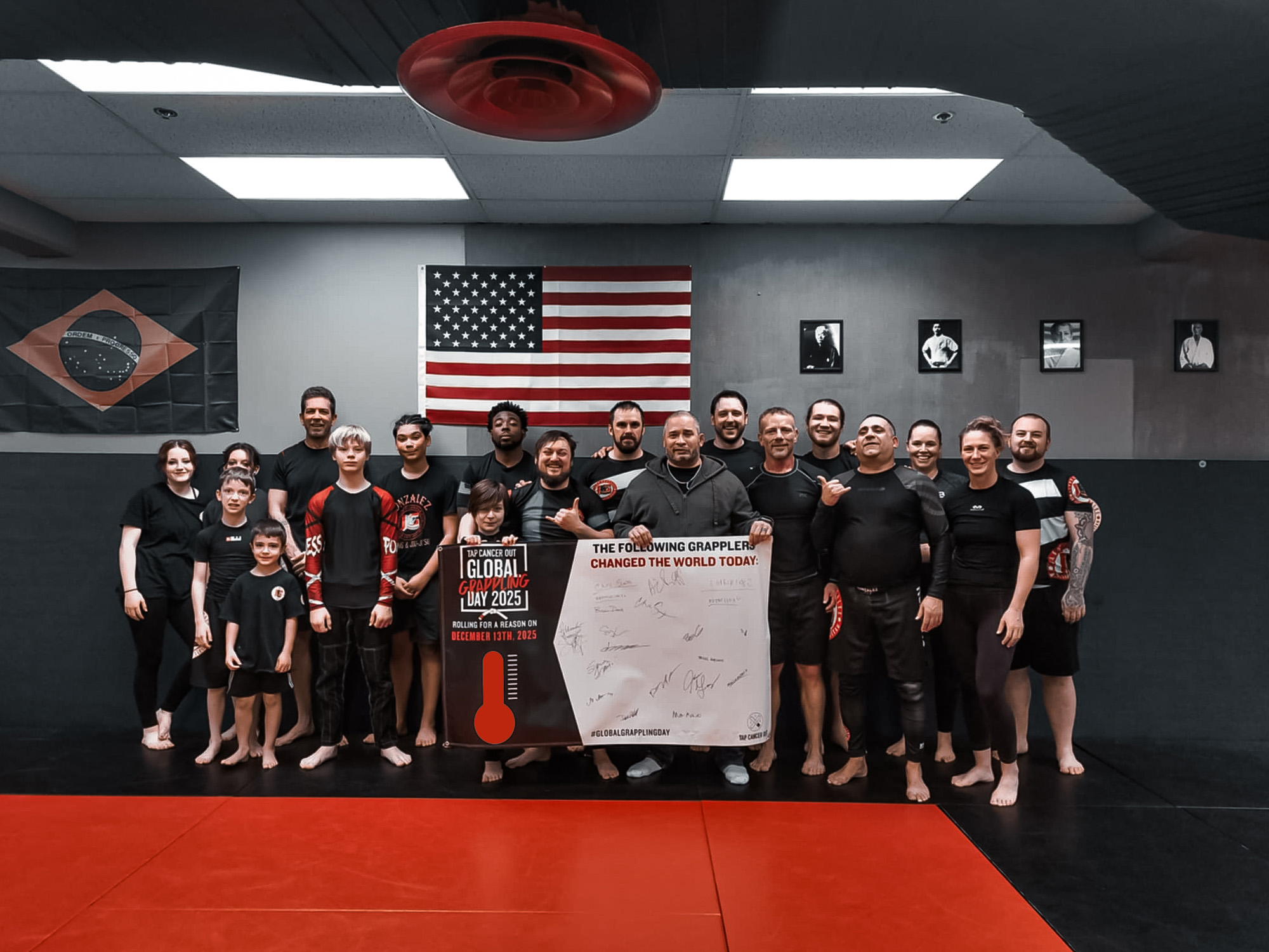 Grappling event promotion and crowd